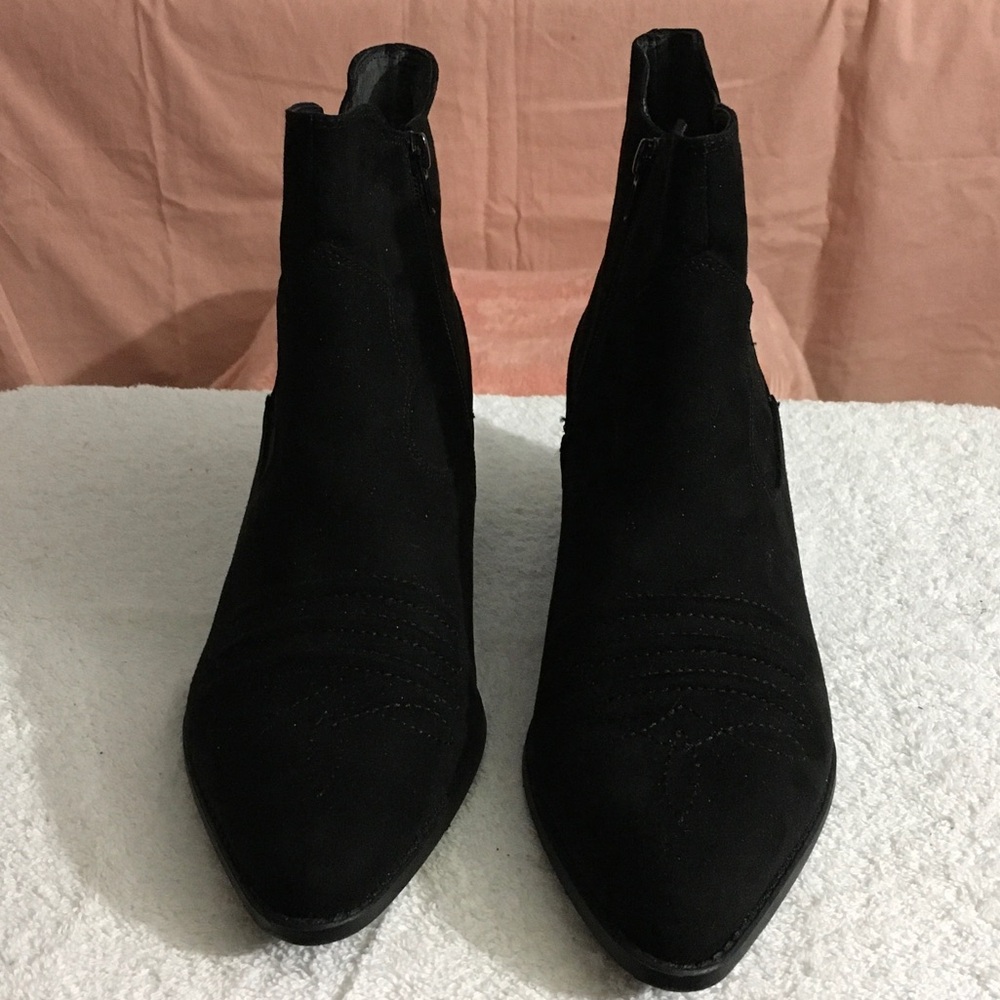 Carlos by Carlos Santana Black Ankle Booties
